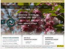 Tablet Screenshot of dantianzentrum.com